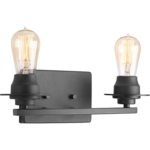 Debut Collection 2-Light Farmhouse Bath Vanity Light Graphite Debut Collection 2-Light Farmhouse Bath Vanity Light Graphite