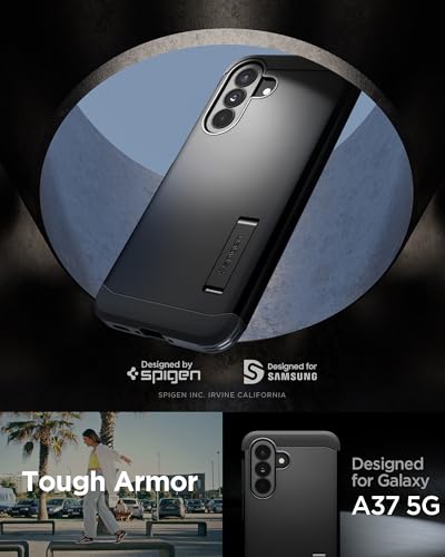 Image of Spigen Tough Armor Case for Samsung Galaxy A37 5G, Black