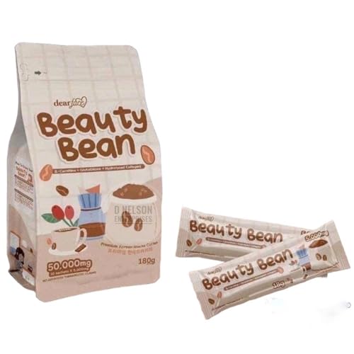 Dear Face Beauty Bean Premium Korean Mocha Coffee (10 sachets x 18g)