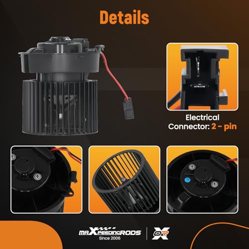 Image of maXpeedingrods 700323 AC Heater Blower Motor Fits for Nissan Rogue L3 1.5L 2021-2022 L4 2.0L 2017-2019 L4 2.5L 2014-2021, for Nissan Rogue Sport L4 2.0L 2017-2022# 27226-4BU0A BM10019C PM4857