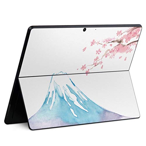 igsticker Skin für Microsoft Surface Pro9 / Pro8 /Pro X Ultra Thin Premium Schutzfolie Skin Decal Cover Universal Tablet MT Fuji Kirschblüte Japan Cover
