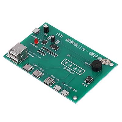 USB Cable Triad Tester, 3-in-1 Data Wire Test Fixture Type-C/Mini USB/Micro-USB USB Cable Triad Tester for Testing Research