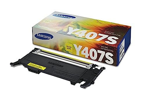 HP Samsung CLT-Y407S Toner Cartridge Yellow for CLP-325W; CLX-3185FW