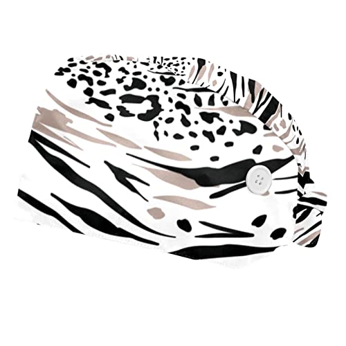 Casquettes de travail VERED avec bandeau anti-transpiration et cordon réglable, lot de 2 pièces