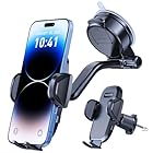 Miracase [2025 Upgraded] Handyhalterung Auto Handy Halterung,Universal Car Phone Holder[Stärkste Saugnapf & Lüftungshaken] 360° Drehbar kfz autohalterung für iPhone Pro Max Samsung Galaxy Google