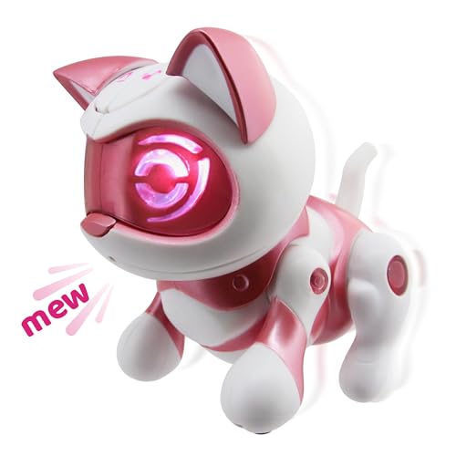 TAMAGOTCHI Teksta Newborn Mascota Robótica Interactiva Gato: Salta, anda y pide