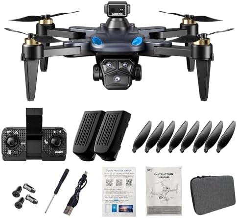 GPS Drone with 4K Dual Camera for Adults,Foldable HD Drones for K...
