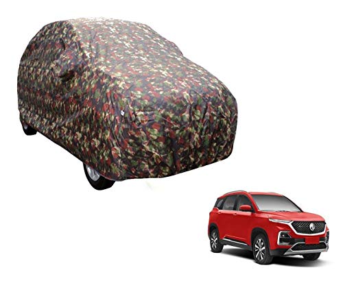 Image of Auto Hub Car Cover Compatible with MG Hector with Weather Proof, Triple Stitched, Hector Car Cover Jungle Look