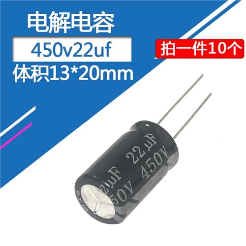 Condensateur électrolytique en aluminium 450V 2.2uF de format radial