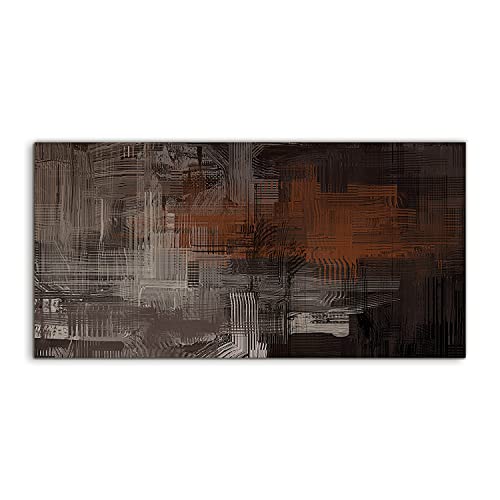 Image sur verre 120x60 cm tableau d'art mural de luxe en verre trempé Coloray abstrait