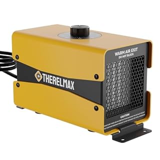 Boat Engine Compartment Heater Built-in Thermostat, 650W Boat Cabin Heater with Safe PTC Element and Waterproof Fan HMA650 Multi-Use Boat Bilge Heater to Prevent Your Cabin Pump from Freezing, Yellow