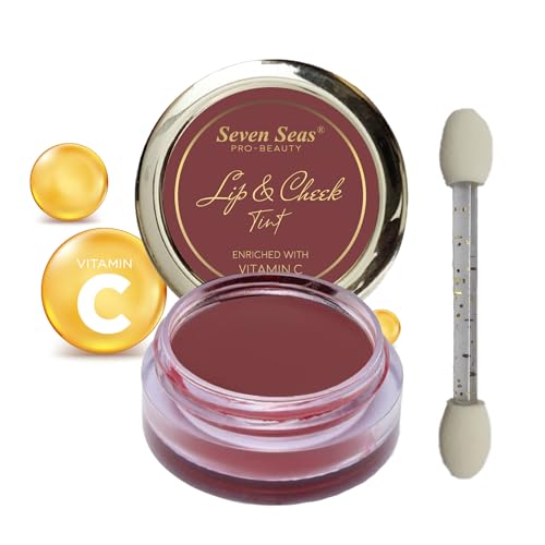 Image of Seven Seas Lip & Cheek Tint Richness Of Essential Oils And Vitamin C For Lips, Eyelids & Cheeks, Matte Finish Give You a Soft Natural Glow (Copper Rust)