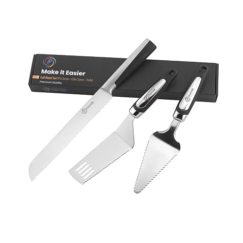 Pie Server Spatula and Cake Cutter Slicer, Stainless Steel Set