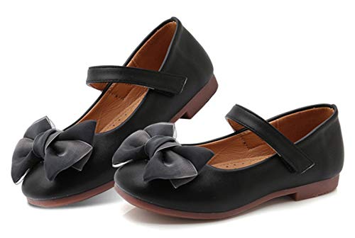 Girls’ Sweet Bows Ankle Strap Princess Dress Shoes Mary Jane Flats(Toddler/Little Kid/Big Kid)2