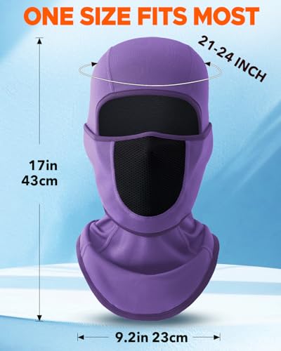 Image of Balaclava Face Ski Mask with Movable Design for Men Women-Fleece Winter Face Covering for Cold Weather Skiing Outdoor Work