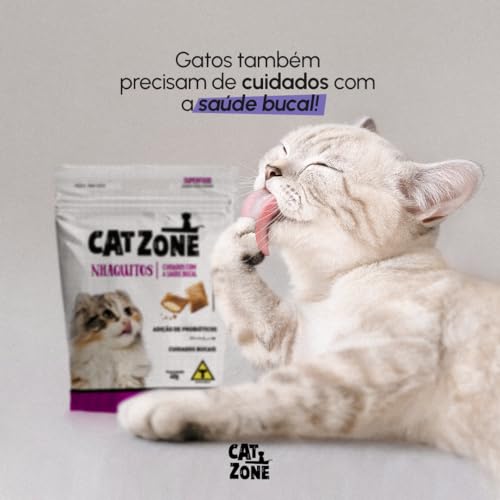 CAT ZONE PETISCOS NHAQUITOS - 40g