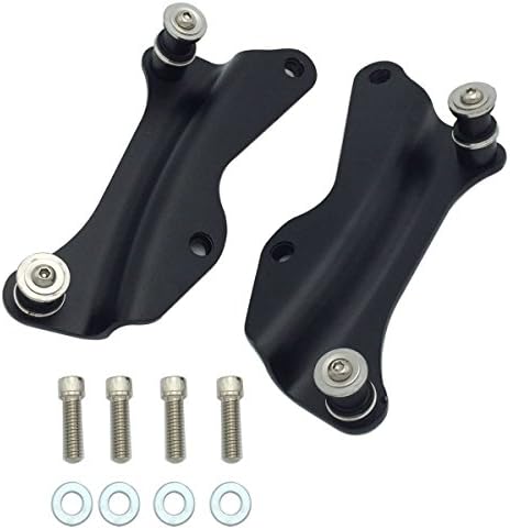 Docking Kit with Cover for Harley Davidson Touring Road King 2014 2015 2016 2017 2018 2019 2020 Gloss Black