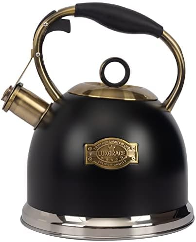 - Tea Kettle -3.0 Quart Tea Kettles Stovetop Whistling Teapot Stainless Steel Tea Pots for Stove Top Whistle Tea Pot