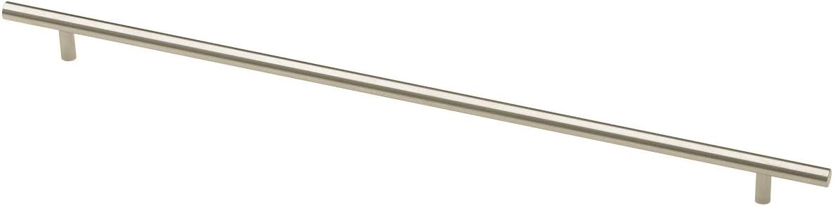 Liberty P02105-SS-C, Bauhaus Steel Bar Drawer Pulls Cabinet Hardware, Cabinet Handles, 17-5/8 in., Stainless Steel, 1 piece