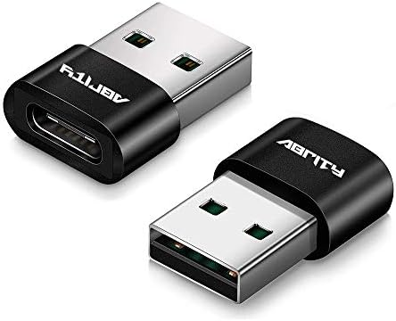 USB C Female to USB A Male Adapter 3 Pack,Type C Charger Plug Power Converter for Apple Watch iWatch 7,AirPods,iPhone 11 12 13 Pro Max,SE,iPad Mini 6 Air 4 5,Samsung Galaxy S20 S21 S22 FE Plus Ultra