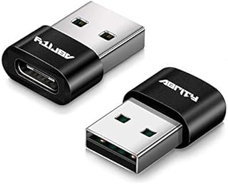 Nowy adapter USB C na USB A, odporność [2 sztuki] szybkie ładowanie złącza OTG kompatybilne z laptopami, powerbankami, ładowarkami do iPhone'a 13/12 Pro Max/Mini/11/10/XR/X/XS/SE 2020, Samsung