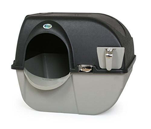 Omega Paw Elite Self Cleaning Roll 'n Clean Litter Box, Midnight Black, Large (EL-RA20-1) by Omega Paw - Used condition - US$57.06