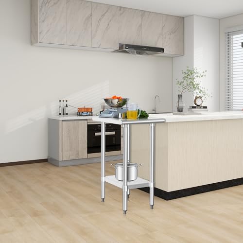 Image of HARDURA Stainless Steel Commercial Table 24x18 Inches