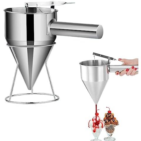 Midyrrg 1.2L Stainless Steel Funnel Dispenser Cover
