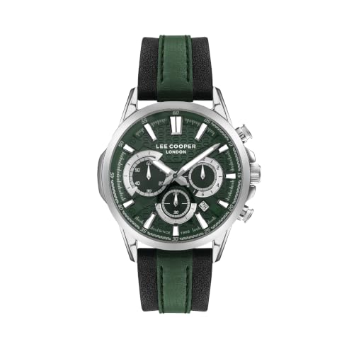 Image of Lee Cooper Analog Green Dial Men's Watch-LC07493.377