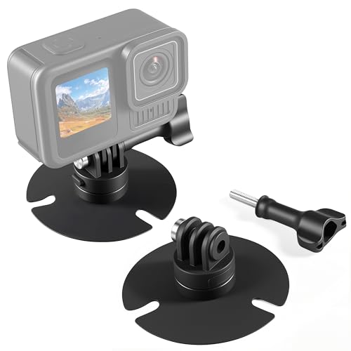 Flexible Adhesive Helmet Mount for Insta360 X5/X4 GO Ultra for GoPro Hero...