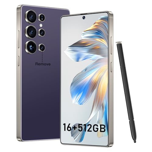 Image of BXV I25 Ultra 16+512GB Smartphone - 7000mAh Battery, 6.99-inch Display, Built-in Pen, Android 14, Snapdragon 8 Gen3, 68MP+108MP Camera Outperform Competitors in Speed & Power (Purple)