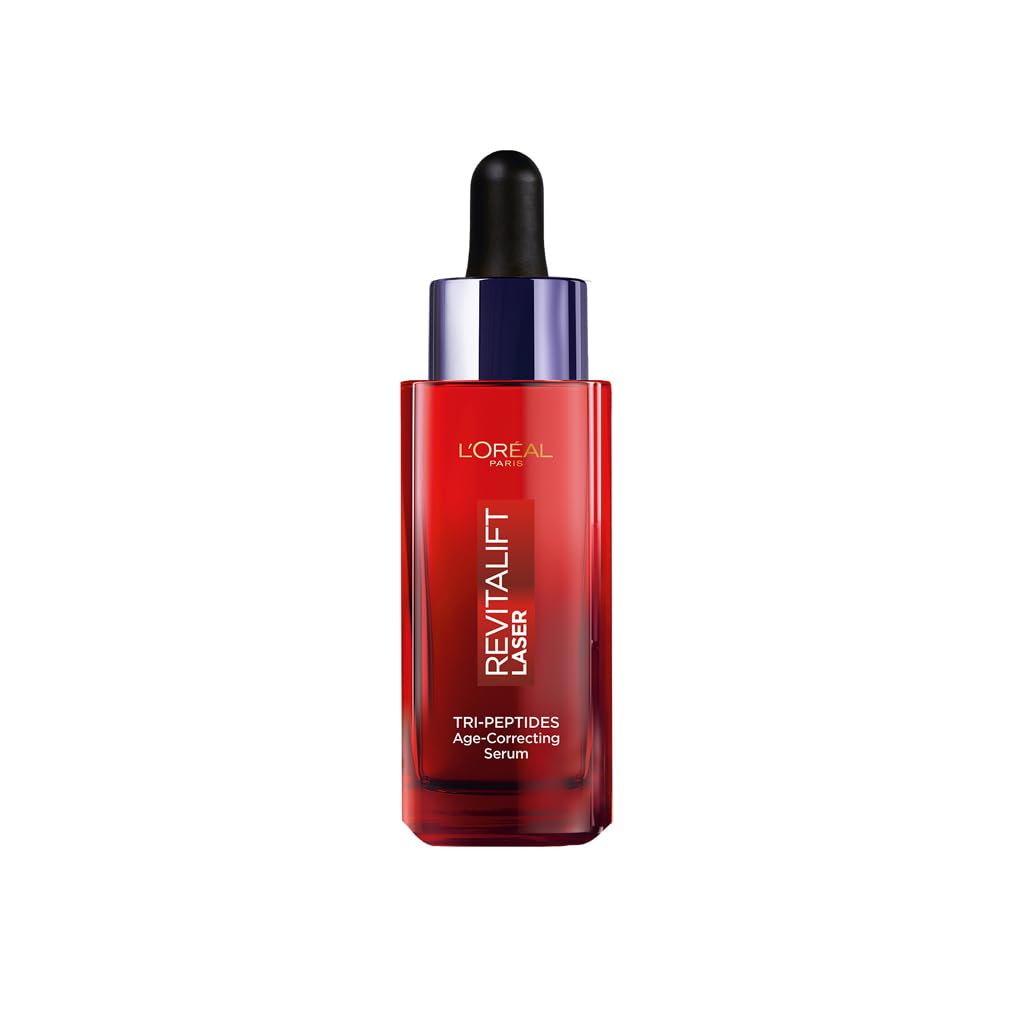 L'Oréal Paris Revitalift Laser Tri-Peptides Age-Correcting Serum, Firms, Plumps and Evens the Skin, 30ml