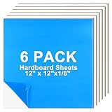 LANIAKEA 6PCS Sublimation Hardboard Blanks MDF 12
