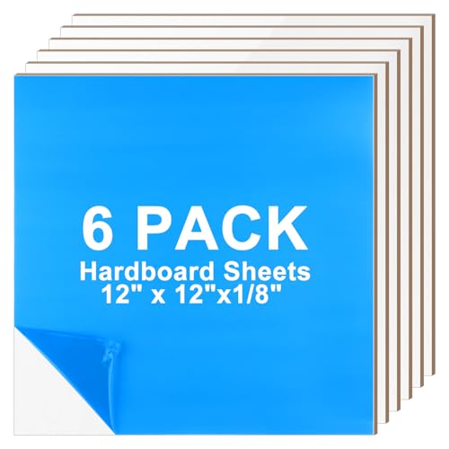 LANIAKEA 6PCS Sublimation Hardboard Blanks MDF 12