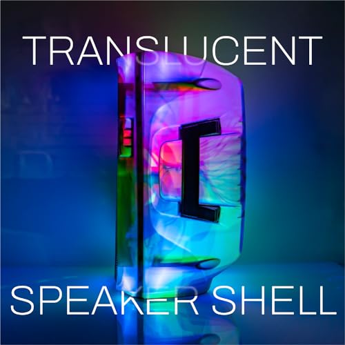 Image of Rhode Island Novelty Coby Bluetooth Speaker w /LED Lights, Semi-Translucent Body, Bluetooth 5.3, 11 Hour Playtime, Carrying Handle, LED Light Show | Multiple Pairing