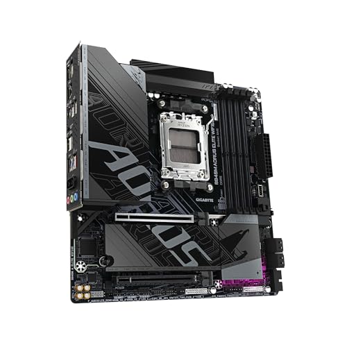 GIGABYTE B840M AORUS Elite WIFI6E AMD Socket AM5, M-ATX, DDR5, 2X M.2, PCIe 4.0, USB-C, USB 3.2 Gen 1, WIFI6E, 2.5GbE LAN, EZ-Latch - Scheda madre - Immagine 2