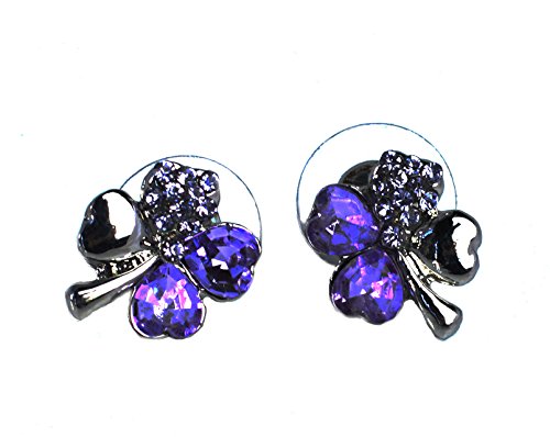 Preisvergleich Produktbild Kleeblatt Anhänger Halskette Silber Damen Kette Faux Luck Diamant