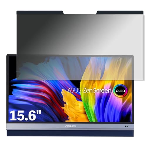 ASUS ZenScreen OLED MQ16AH 15.6インチ 16:9 対応 マグネット式 覗き見防止フィルター プライバシーフィルター ブルーライトカット 反射防止 PC パソコン ノートブック のぞき見防止 画面保護フィルム 保護シート 着脱簡