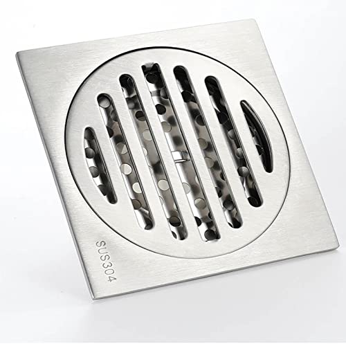 Siphon de sol pour cuisine et douche italienne en acier inoxydable