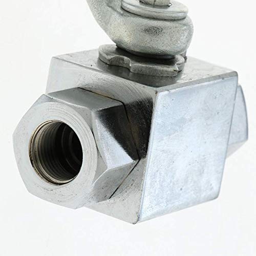 Valvola a sfera idraulica in acciaio POWERTOOL Valvola di arresto manuale 304 Valvola a sfera femmina a leva in acciaio inox per uso commerciale e industriale (DN10)