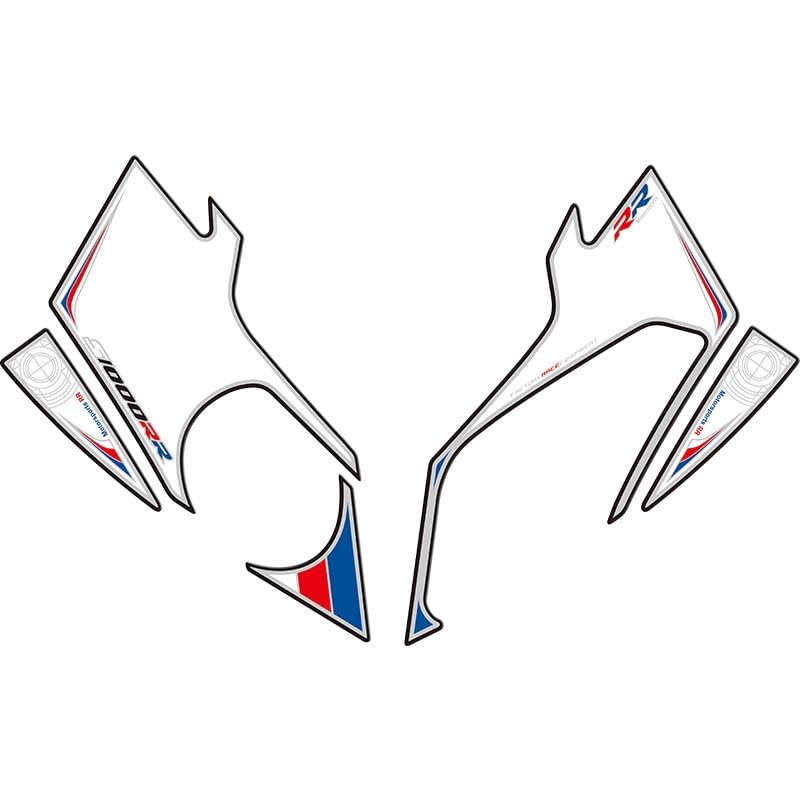 Autocollant protection carénage arrière moto tampon peinture réservoir S1000RR