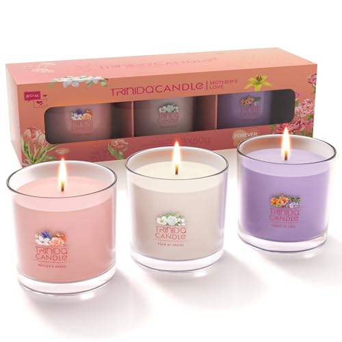 TRINIDa Scented Candles for Women 45Hrs, Soy Candles for Home Scented, Lavender Candle Mom Gifts...