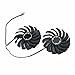 iHaospace Ventilateur de Rechange pour Carte Graphique MSI RX 580 Armor RX 570 Armor Cooler Fan