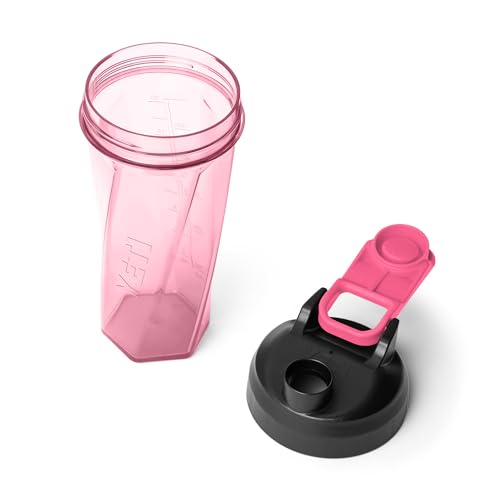 Image of YETI Yonder Helimix Vortex Blender Shaker Bottle Holds up to 27oz | No Blending Ball or Whisk | USA Made | Portable Pre Workout Whey Protein Drink Shaker Cup | Dishwasher Safe, Tropical Pink