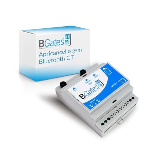 BGates - Apricancello gsm Bluetooth GT - Apricancello Smart per Casa e Aziende - Modulo per Cancello, Portone, Caldaia e Giardinaggio - Apertura Cancello con App iOS/Android, gsm o Bluetooth