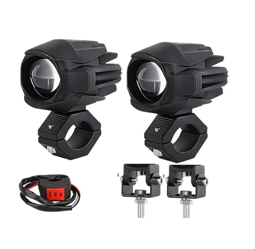 オートバイのヘッドライト 3インチ オートバイ用フォグランプ 追加LED補助ランニングライト 4X4ヘッドライト オートバイアクセサリー スポットライト