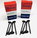 Exhaust Valves Set/8 compatible with 1990-2005 Ford/Mazda 1.8 1.8L BP BP05 BPZE BP4W BPZ3 (Stock replacement)