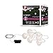 Produktbild Paulmann 94166 LED Akkuleuchte Outdoor Lichterkette 7er Mobile Lampion incl. 7x0,02 Watt IP44 Mobiles Licht Weiß Akkulampe Kunststoff Kabellos 3000 K