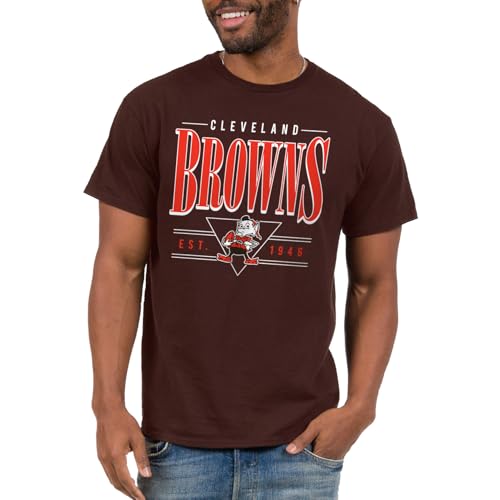 Cleveland Browns NFL Established Retro - Adult Short Sleeve Fan T-Shirt for Men & Women