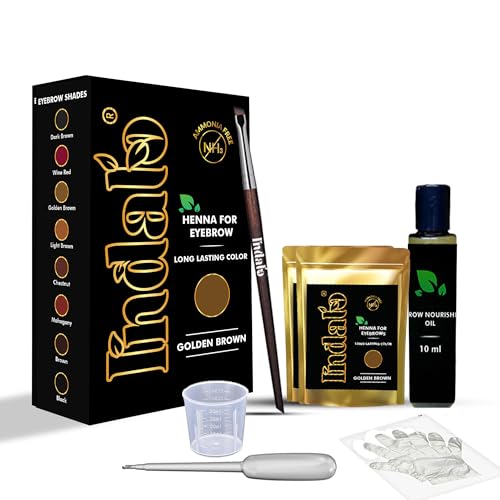 Indalo Golden Brown Eyebrow Henna Kit Product Picture